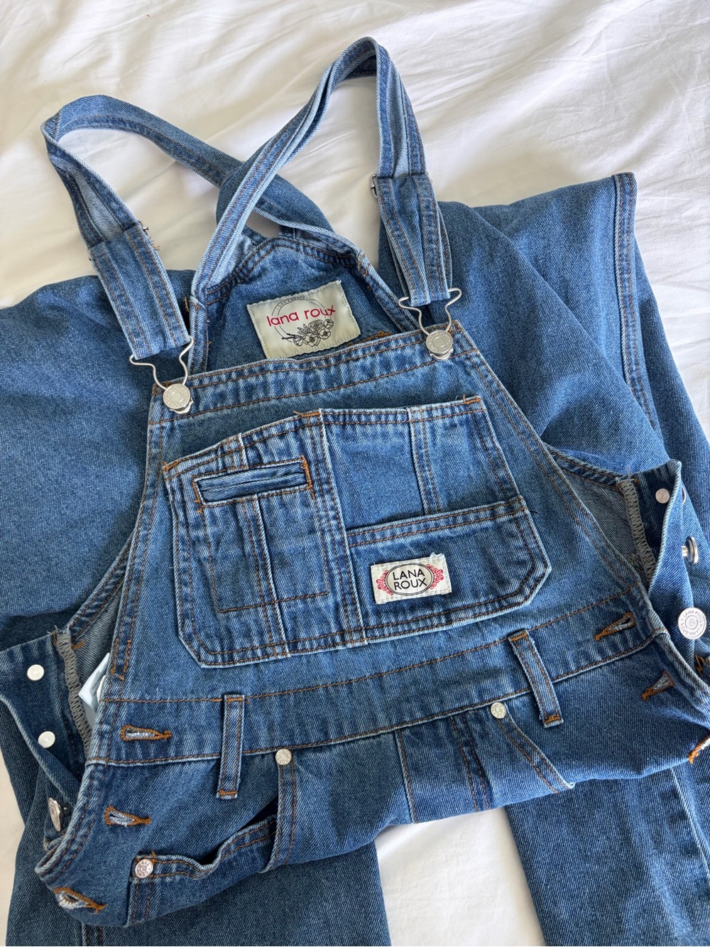 Women's Denim Overalls  - Blue